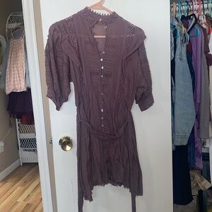 free people purple dress